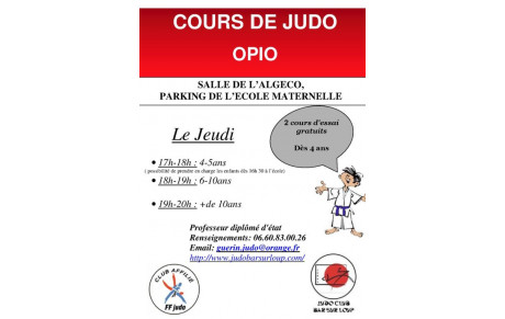 Des cours à Opio !